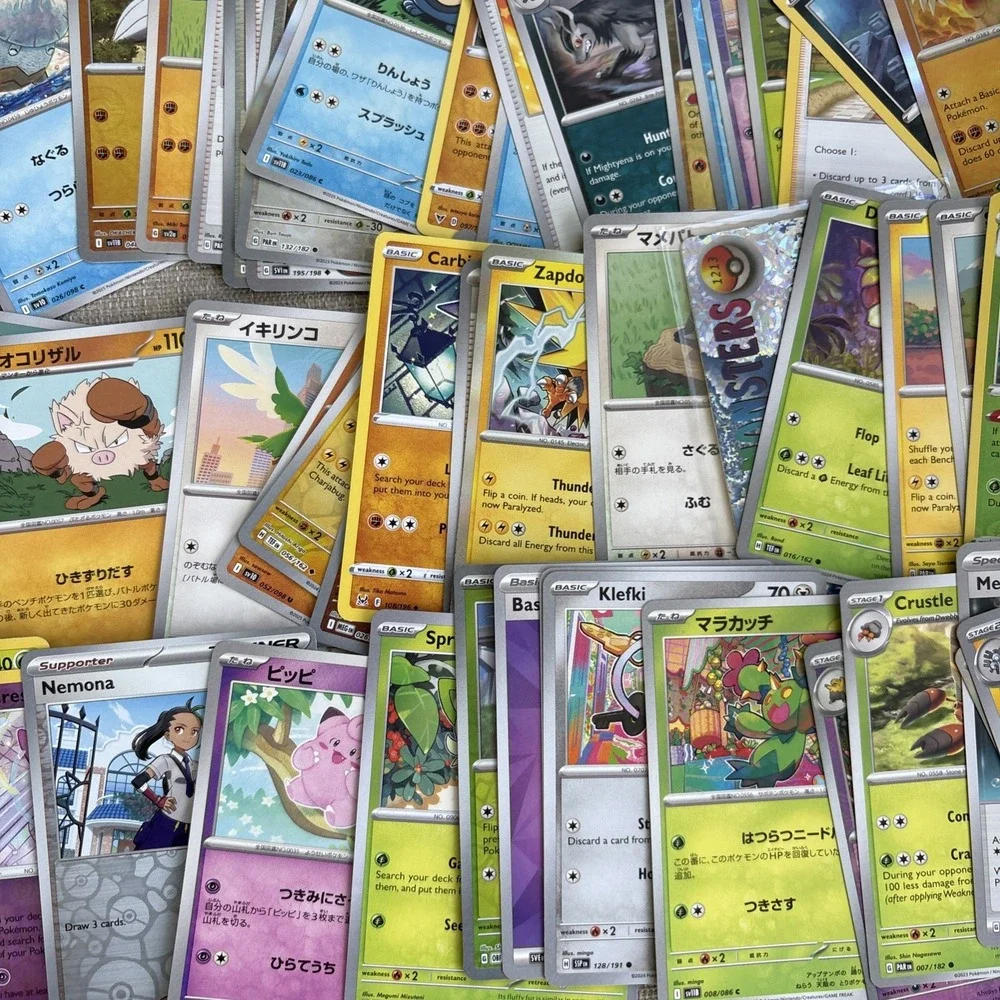 Pokémon 79 card lot Mixed Years Collectors Japanese Supporter Stadium Energy